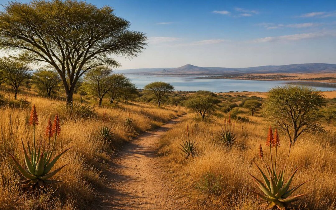 Hike borakalalo national park trails and spot rare birds.